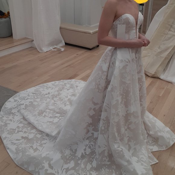 Badgley Mischka Aline Wedding dress - Picture 2 of 4